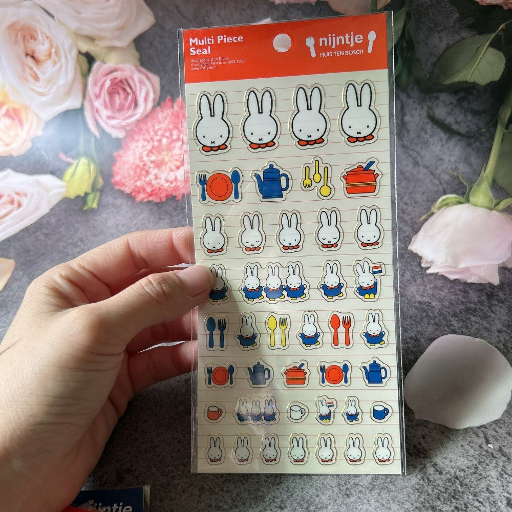 Art Craft Activities - Miffy Cute Cartoon Sticker Book Self-adhesive