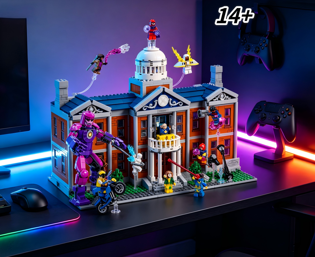 Art Craft Store - 2026New 76294 3093PCS Mutant Academy Base