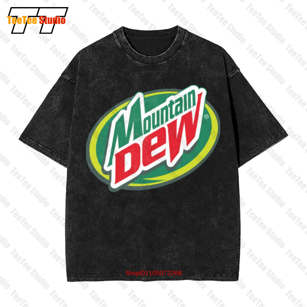 Knitting Needle Circular - Distressed Circle Logo Mountain Dew Vintage