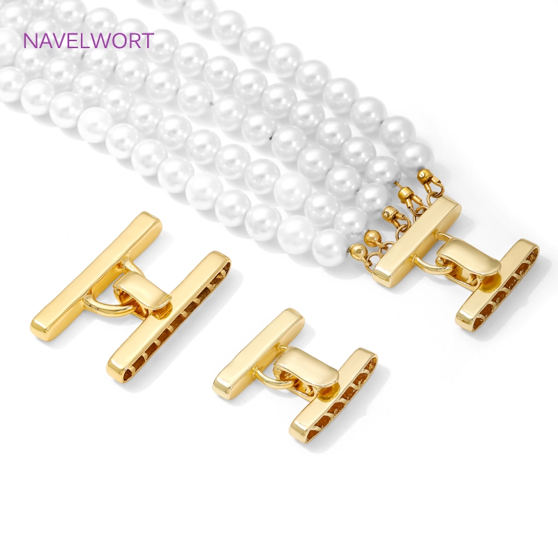 Art Craft Store - Multi Strands Necklace Clasp 18K Gold
