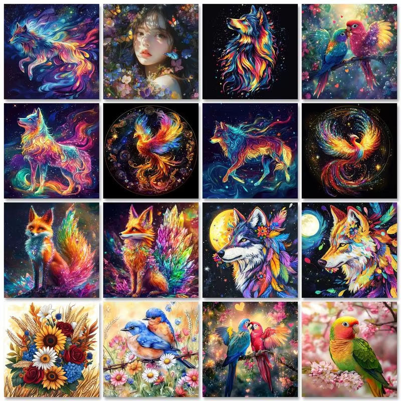 Art Craft Gifts For Adults - 40x40cm Painting By Numbers Adults Crafts
