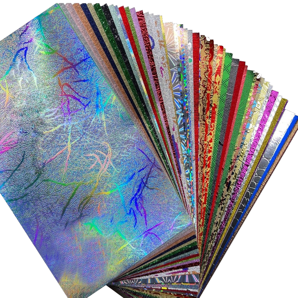 Art And Craft Recycle - 50 Sheets A5 A6 Glitter Paper