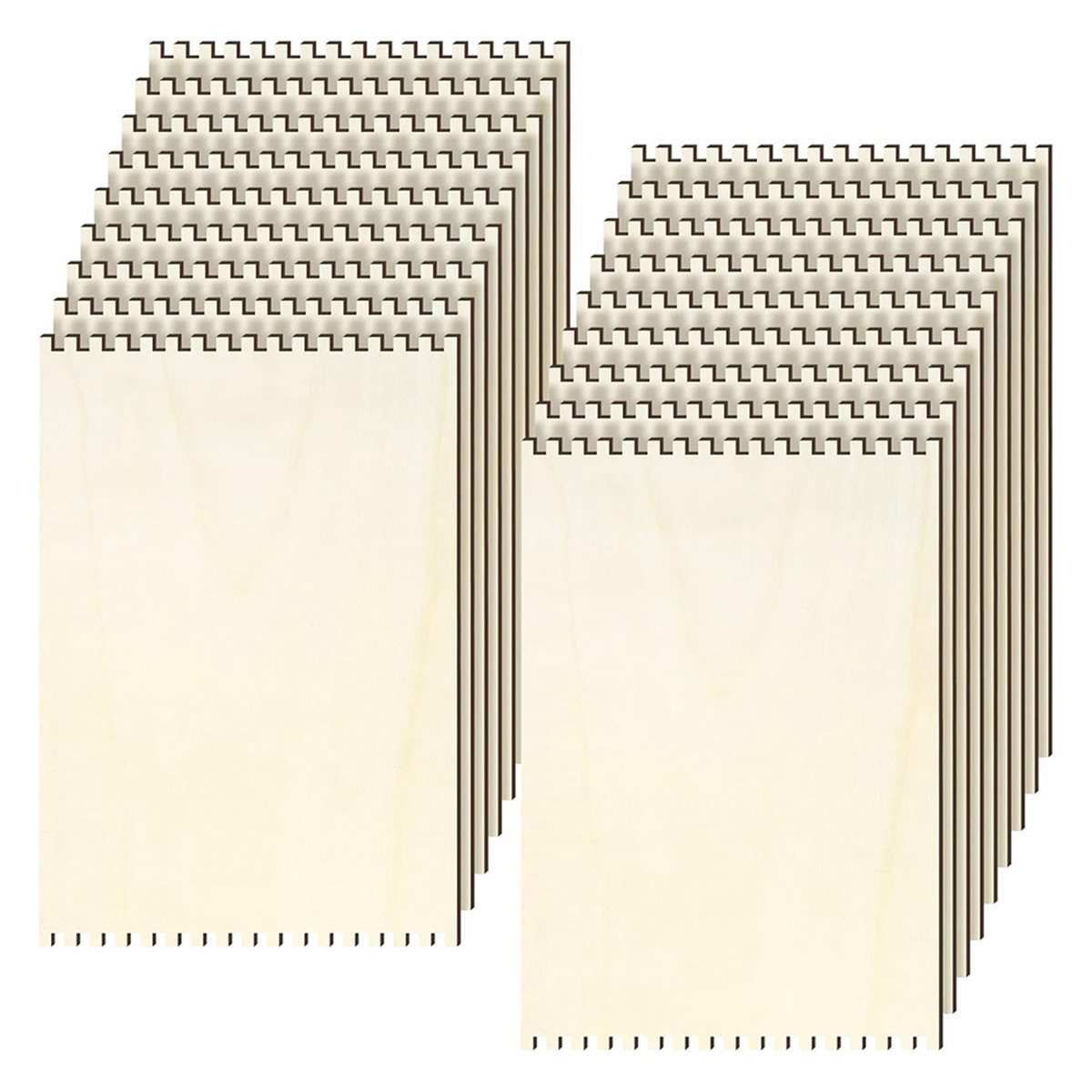 18 Pcs Beginners Wooden Notche - Art Craft Activities reseña y precio