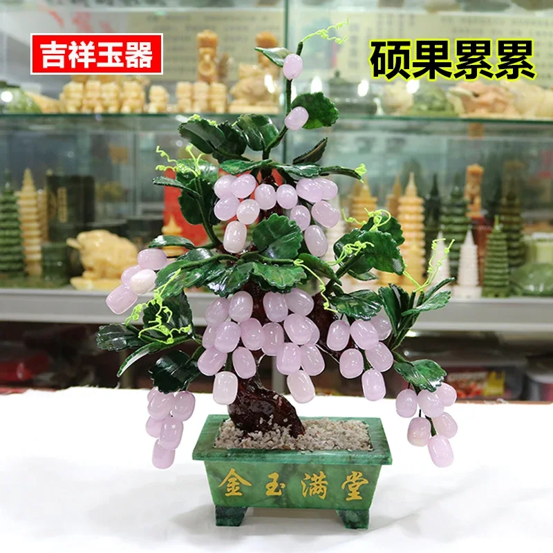 Stone ornament grape tree Zhao - Art Craft New Year reseña y precio
