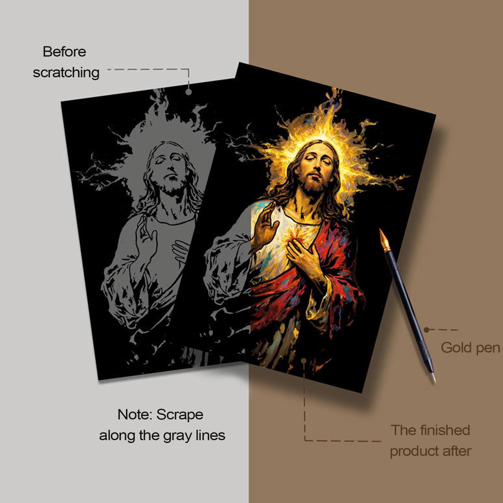 Scratch Book Jesus Scratch Pai - Art Craft Activities reseña y precio