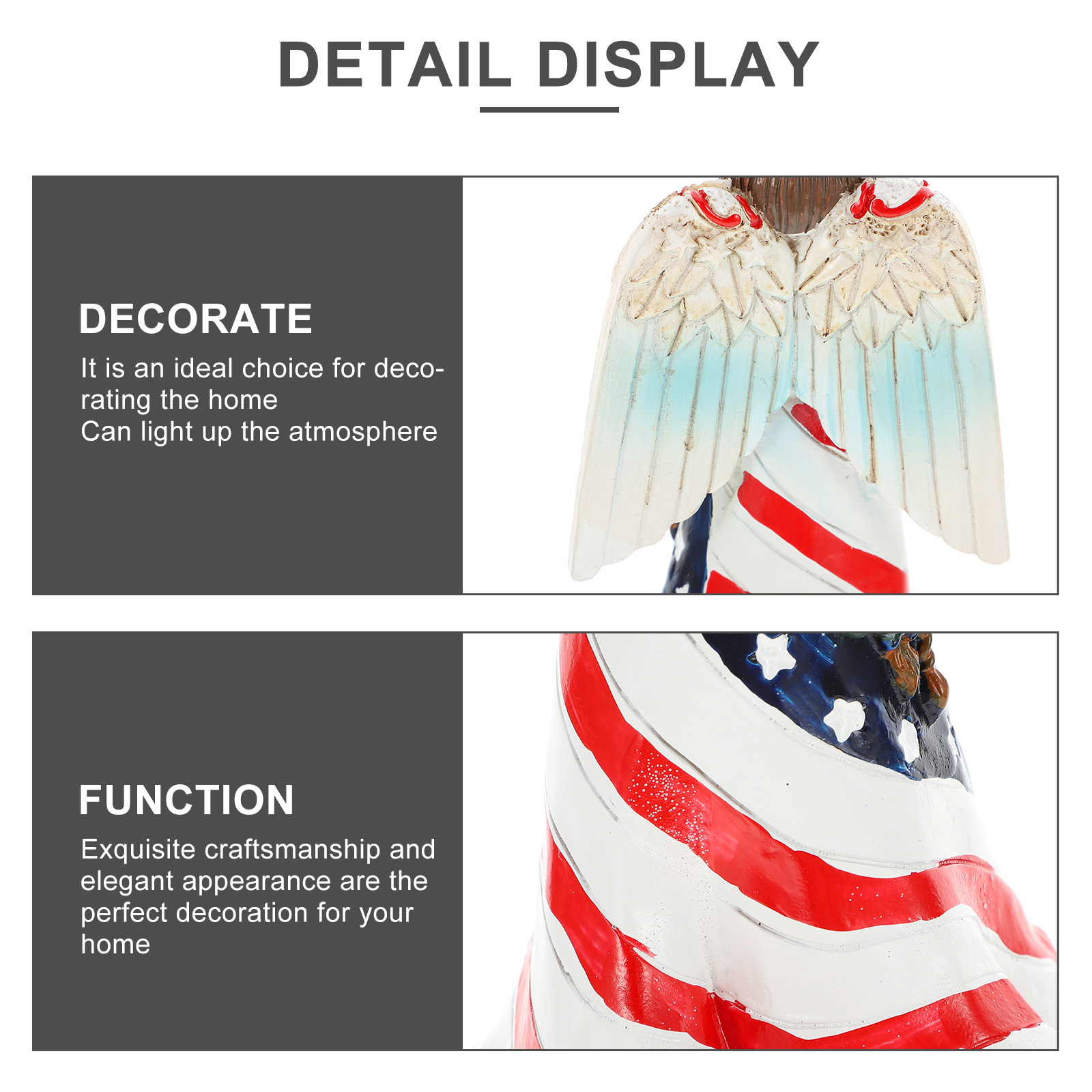 Independence Day Angel Resin O - Art And Craft Independence Day reseña y precio