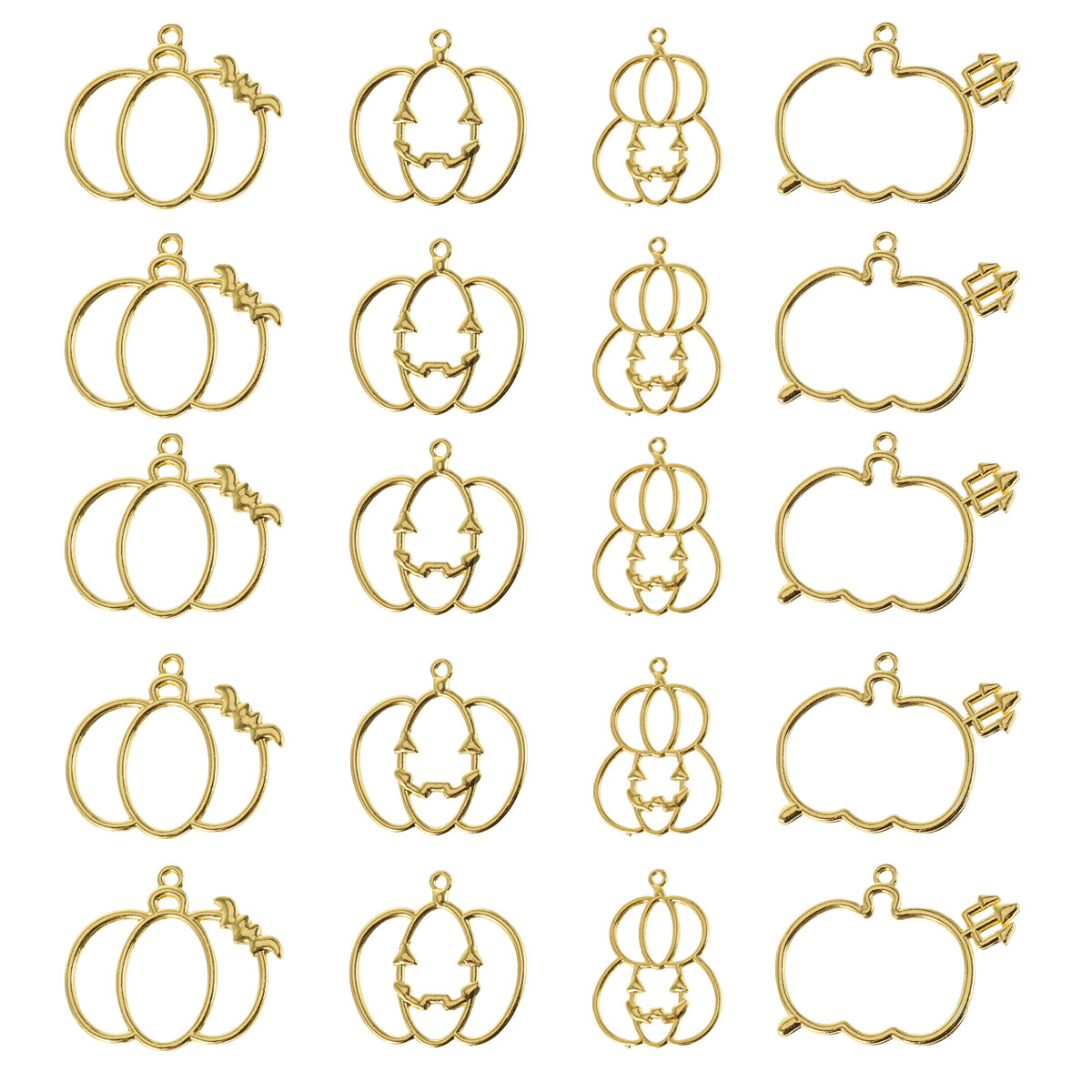 20Pcs DIY Pumpkin Resin Pendan - Art Craft Making reseña y precio