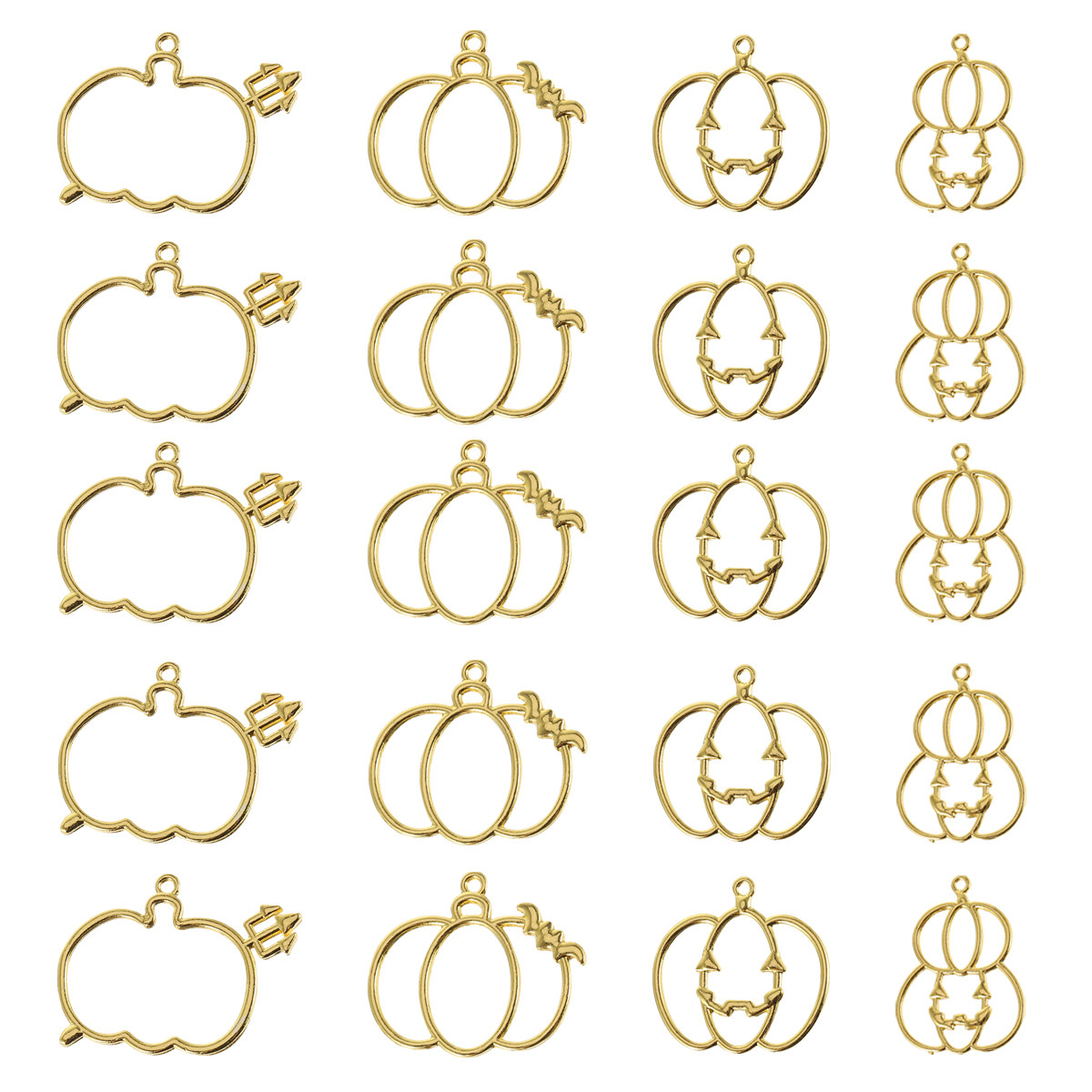 20Pcs DIY Pumpkin Resin Pendan - Art Craft Making reseña y precio