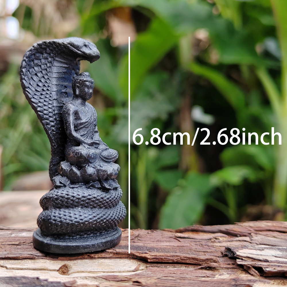Snake-Guarding-Buddha Sculptur - Art Craft New Year reseña y precio