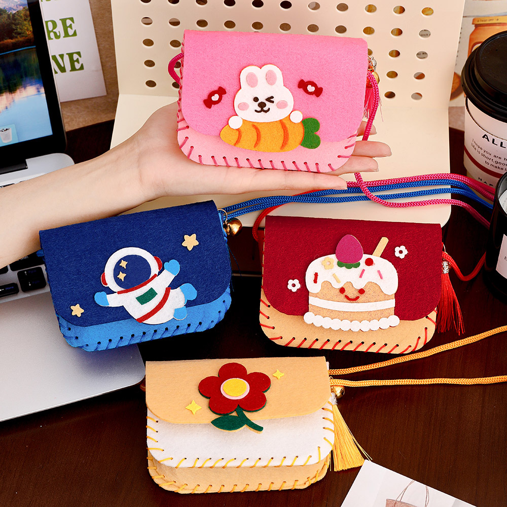 4pcs DIY Felt Animal Bag Craft - Art Craft Kindergarten reseña y precio