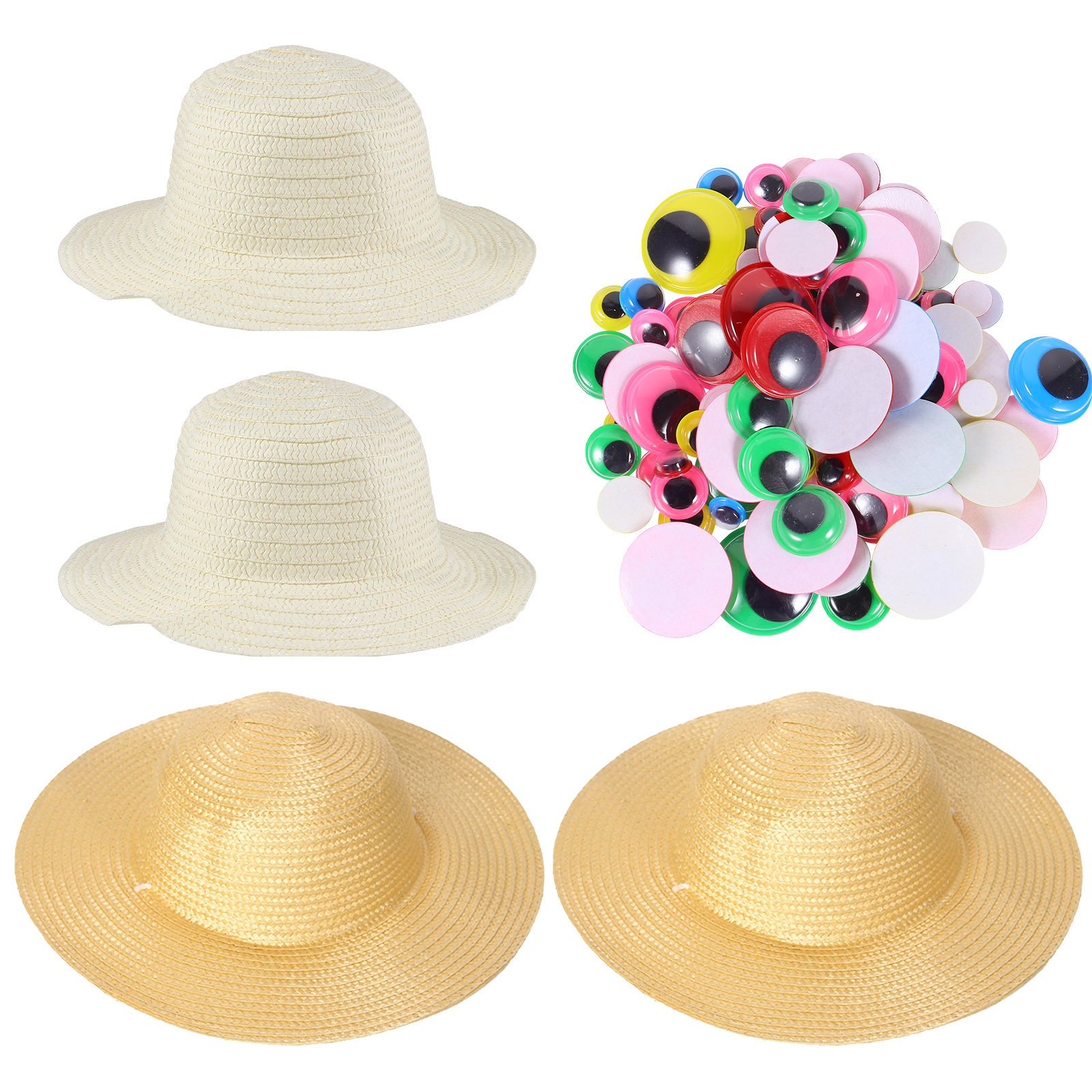 1Set DIY Straw Hat Painting Se - Art Craft Kindergarten reseña y precio