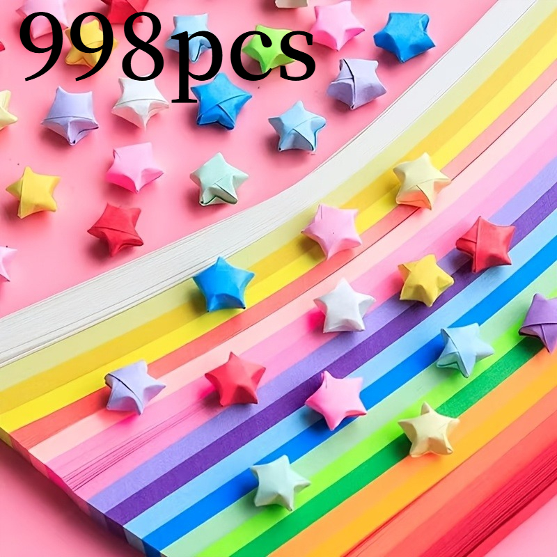 998Pcs handmade DIY star lucky - Art And Craft Recycle reseña y precio