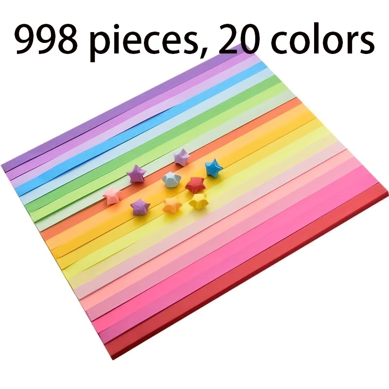 998Pcs handmade DIY star lucky - Art And Craft Recycle reseña y precio