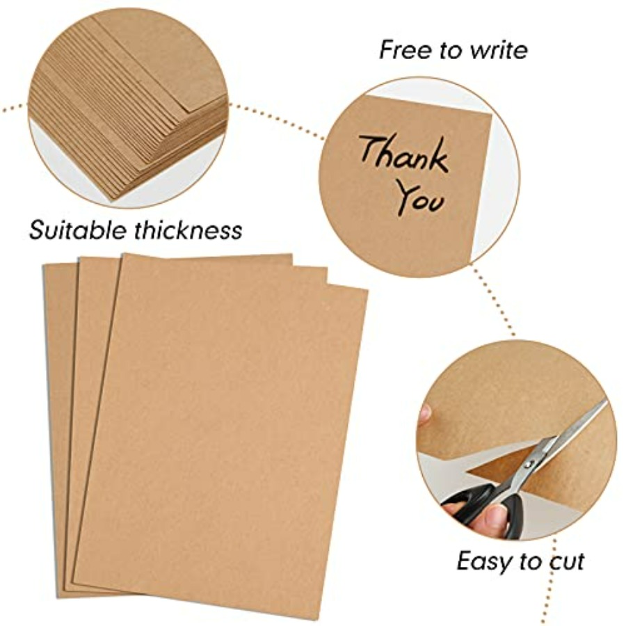 60 Sheets Kraft Paper 8.5 x 11 - Art X Craft reseña y precio