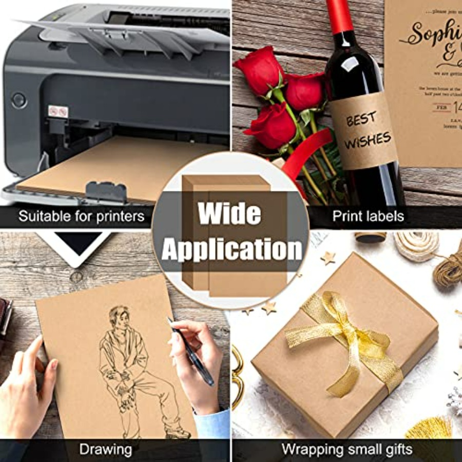 60 Sheets Kraft Paper 8.5 x 11 - Art X Craft reseña y precio