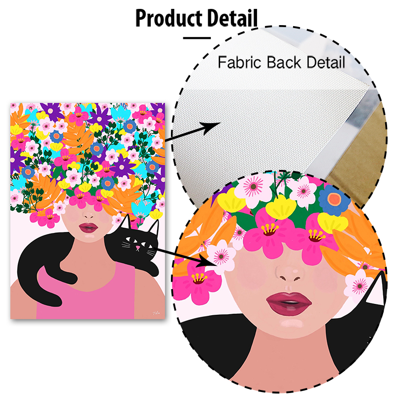 Boho Abstract Girl Vase Flower - Art Craft Vase reseña y precio