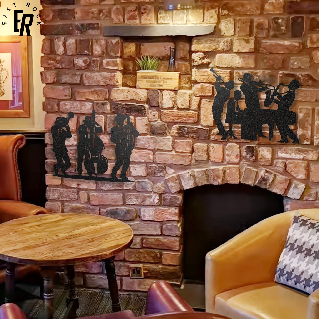 Metal Musician Silhouette Wall - Art Craft Cafe reseña y precio