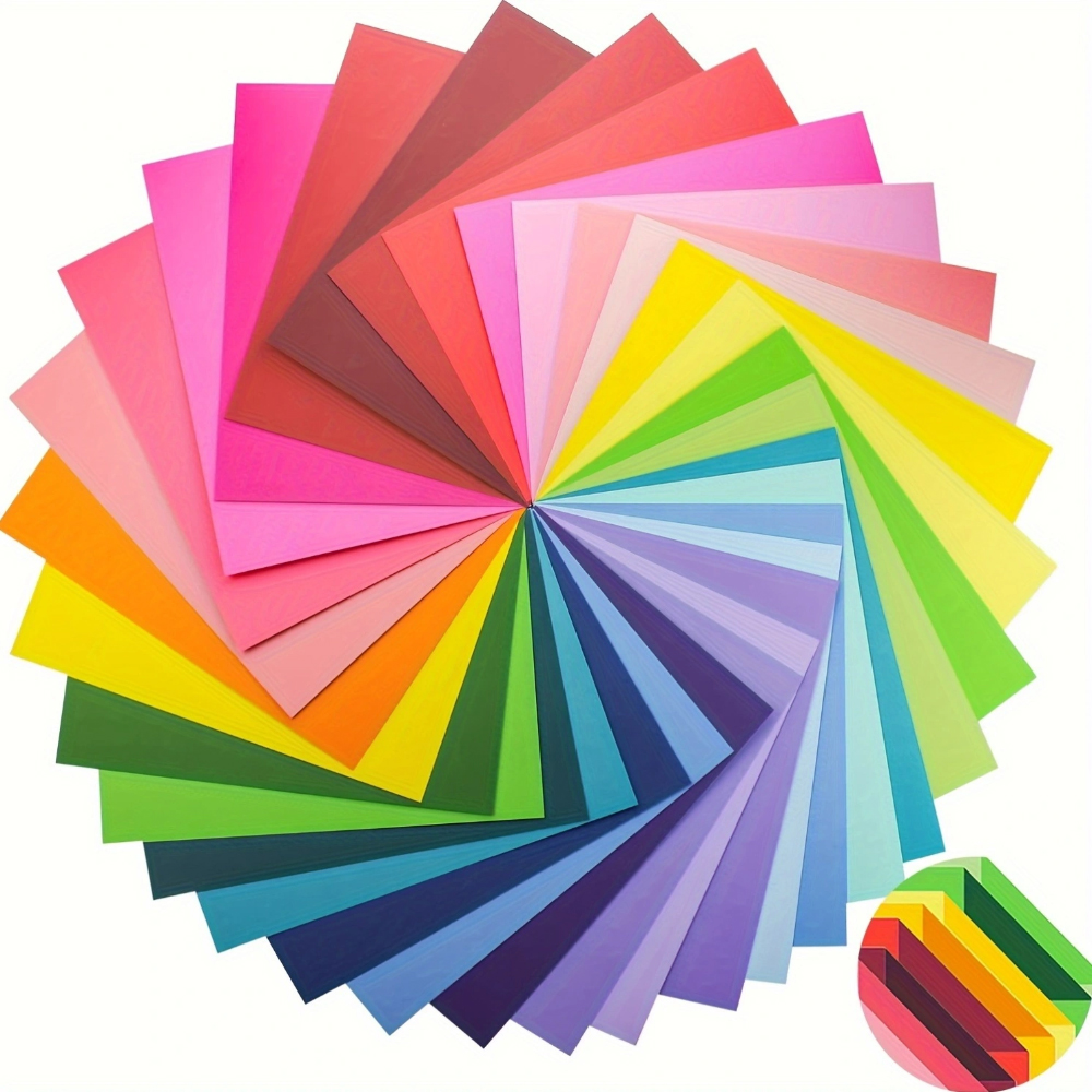 35sheets Colored Paper Cardsto - Art And Craft Recycle reseña y precio