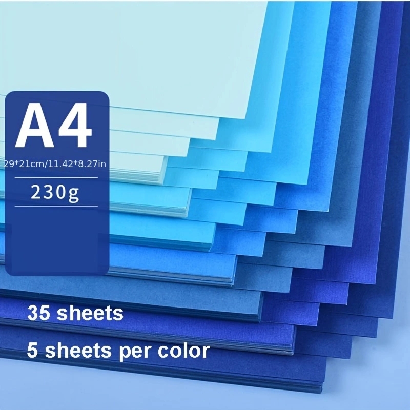 35sheets Colored Paper Cardsto - Art And Craft Recycle reseña y precio