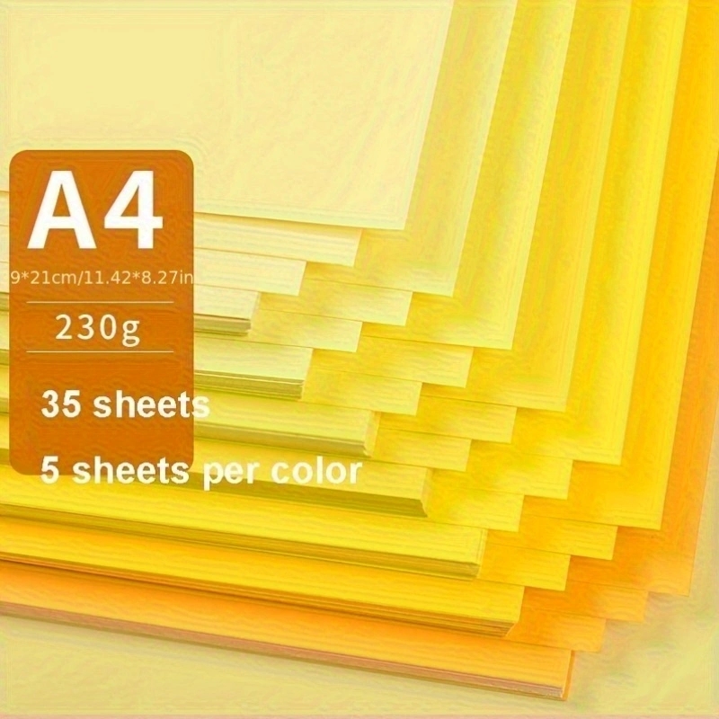 35sheets Colored Paper Cardsto - Art And Craft Recycle reseña y precio