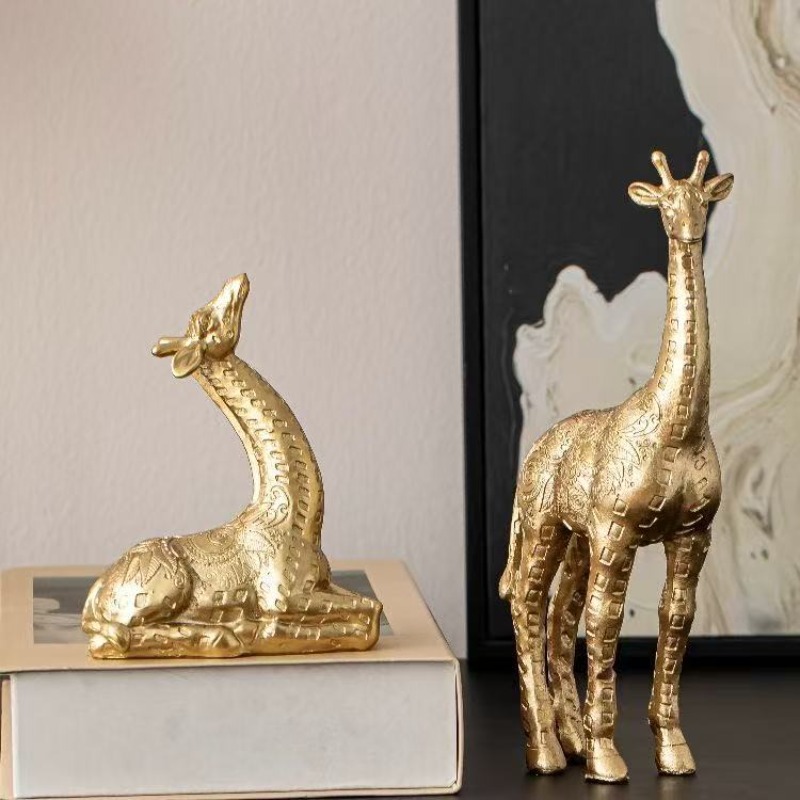 2pcs/set Giraffe Ornament, Gol - Art Craft Cafe reseña y precio