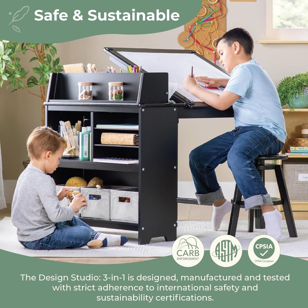 3-in-1 Children's Art Table an - Art & Craft Teacher Vacancy reseña y precio