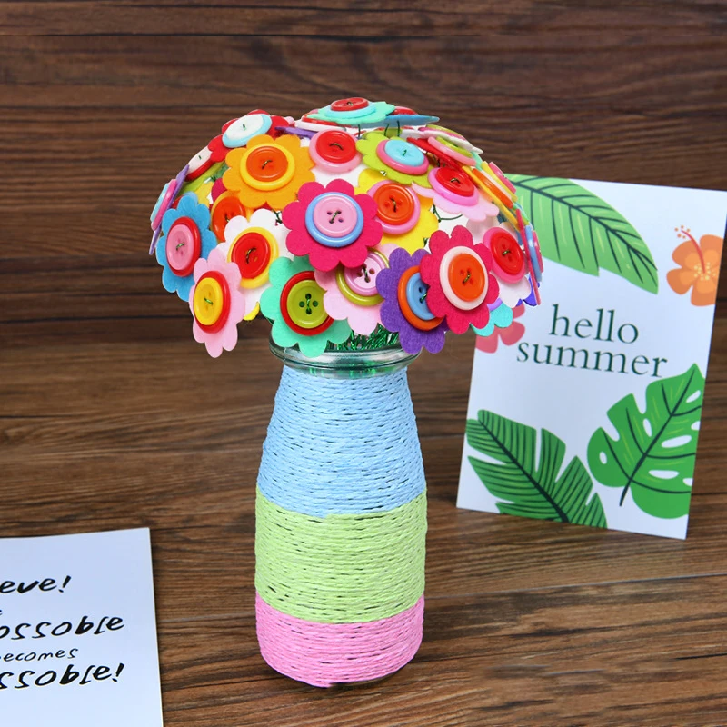 Flower Craft Kit Bouquet with  - Art Craft Kindergarten reseña y precio