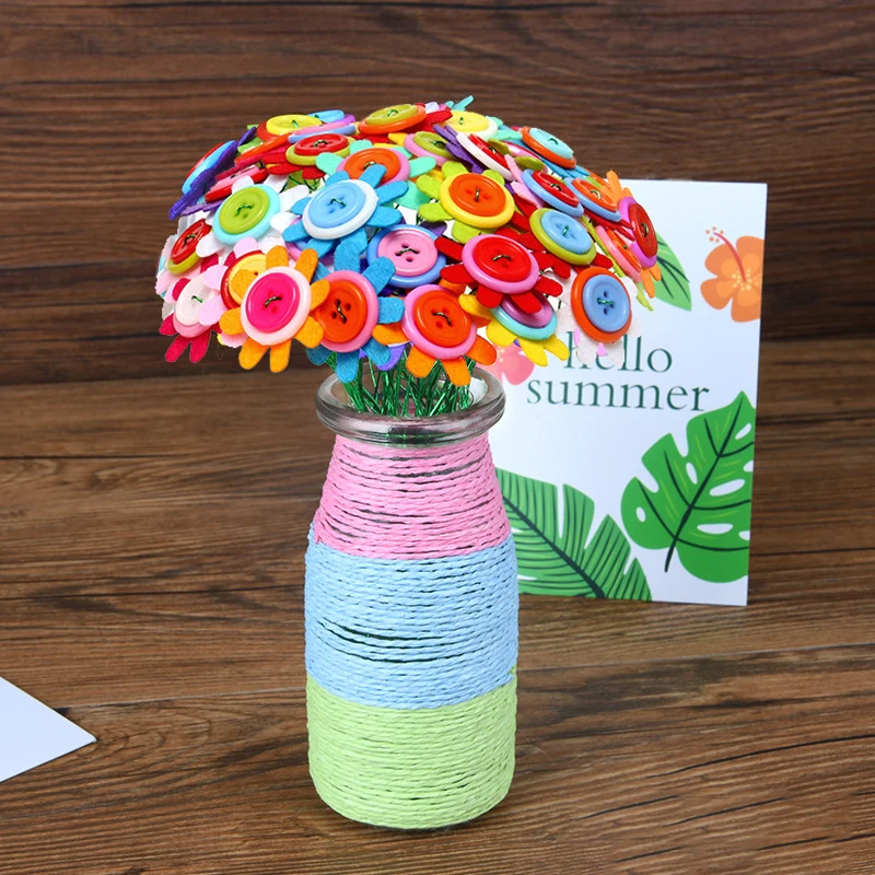 Flower Craft Kit Bouquet with  - Art Craft Kindergarten reseña y precio