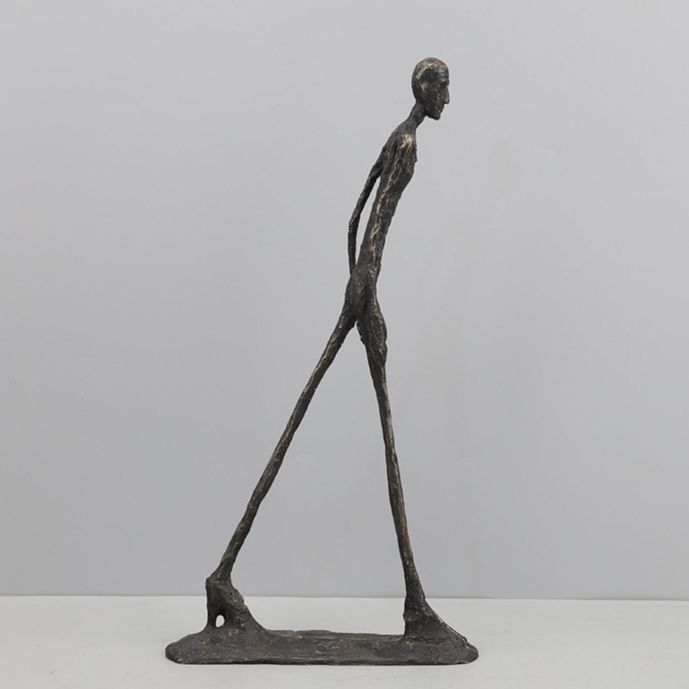 Walking Man Statue Room Decor  - Art Craft New Year reseña y precio