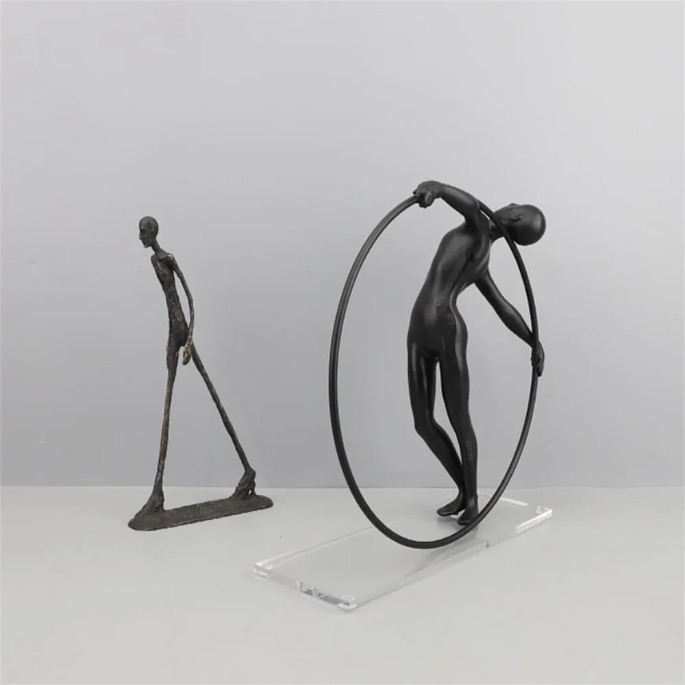 Walking Man Statue Room Decor  - Art Craft New Year reseña y precio