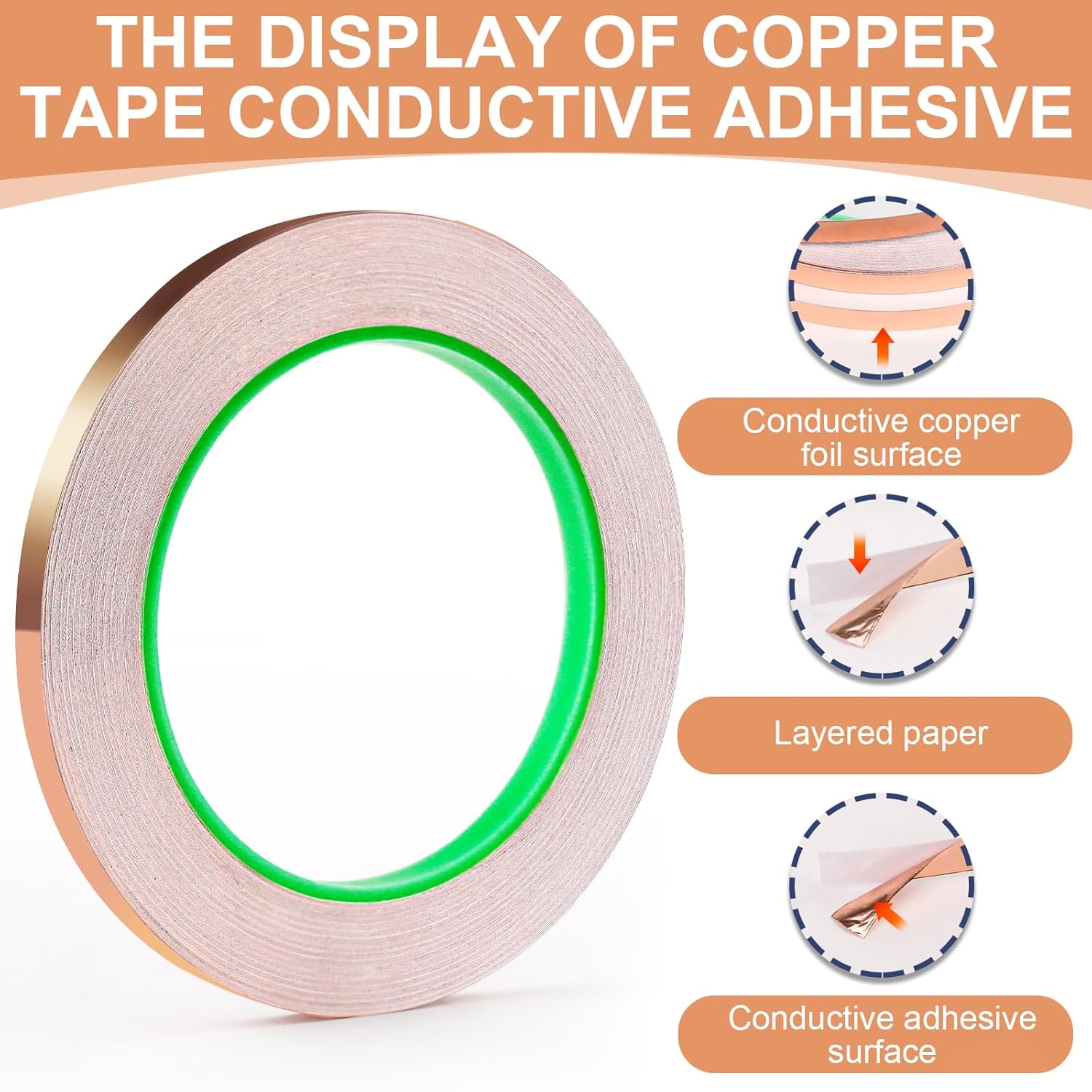 Double-Sided Copper Tape Condu - Art Craft Store reseña y precio