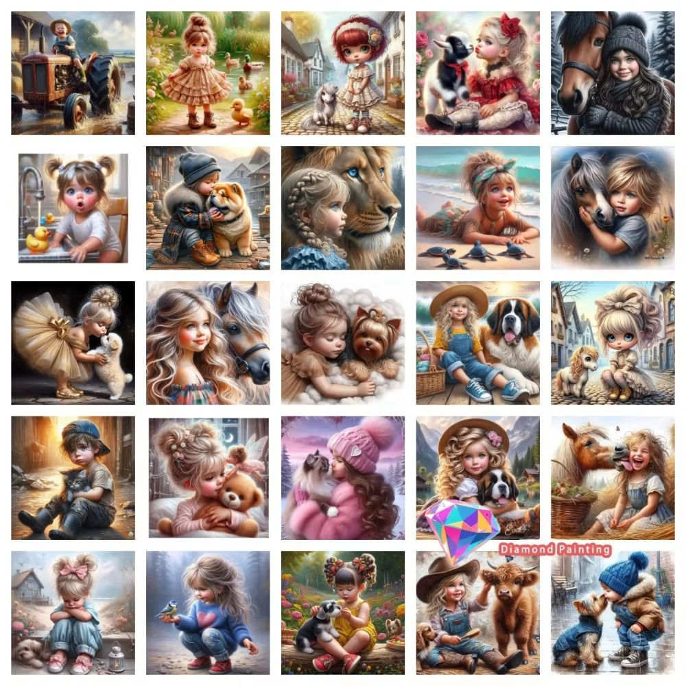 1PC frameless Boys Girls Pet F - Art Craft Girl reseña y precio