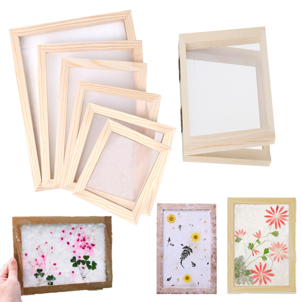Wooden Paper Making   Kit Art  - Art And Craft Recycle reseña y precio