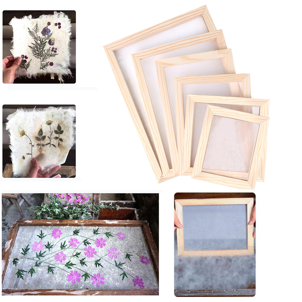 Wooden Paper Making   Kit Art  - Art And Craft Recycle reseña y precio