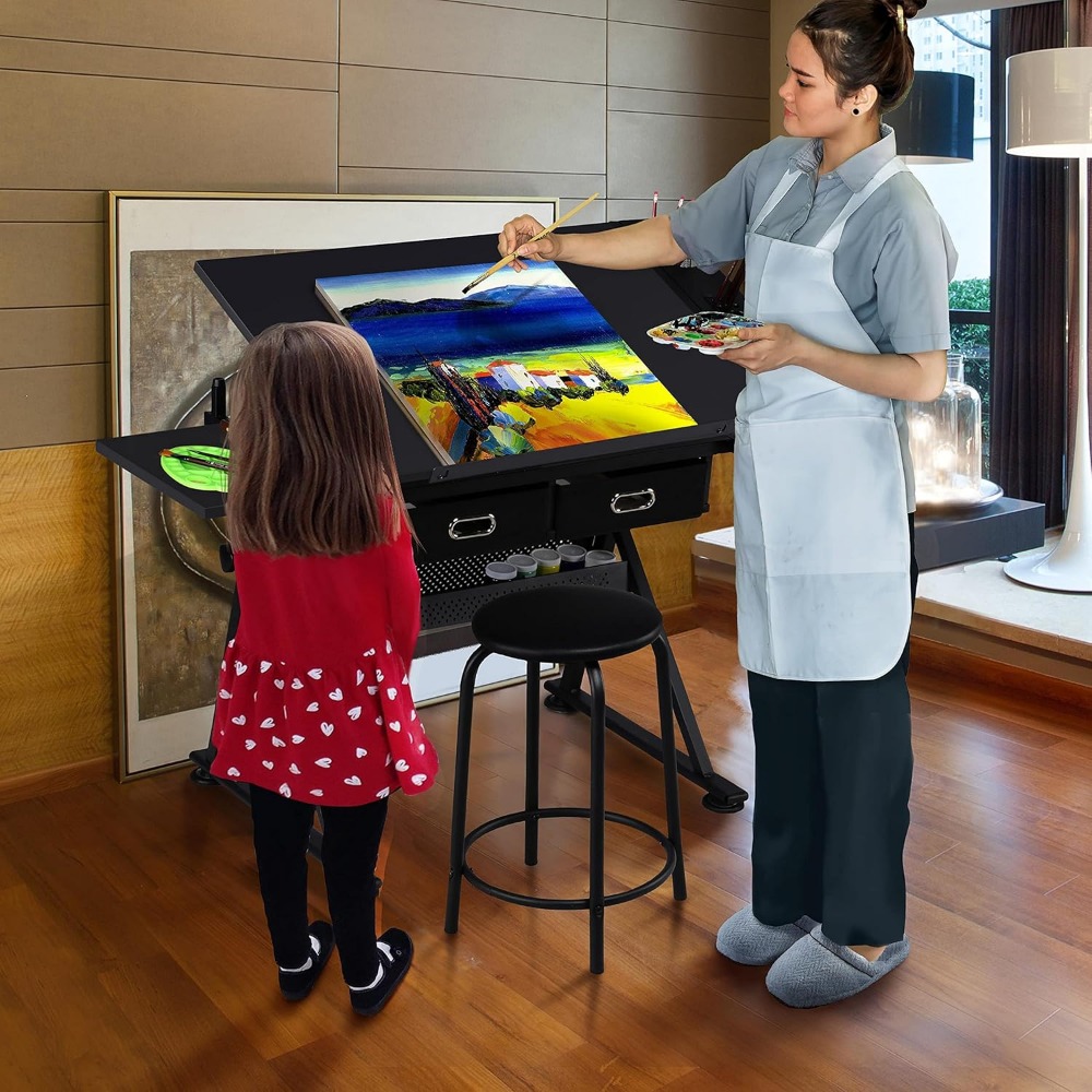 Art Craft Table with Adjustabl - Art & Craft Teacher Vacancy reseña y precio