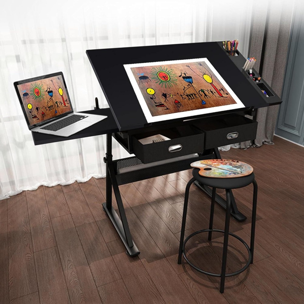 Art Craft Table with Adjustabl - Art & Craft Teacher Vacancy reseña y precio