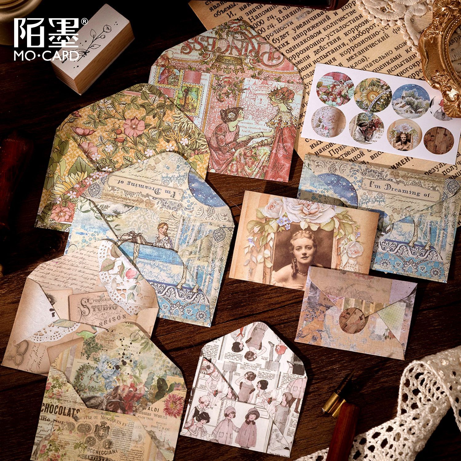 8pcs Vintage Mini envelope set - Art Craft Activities reseña y precio