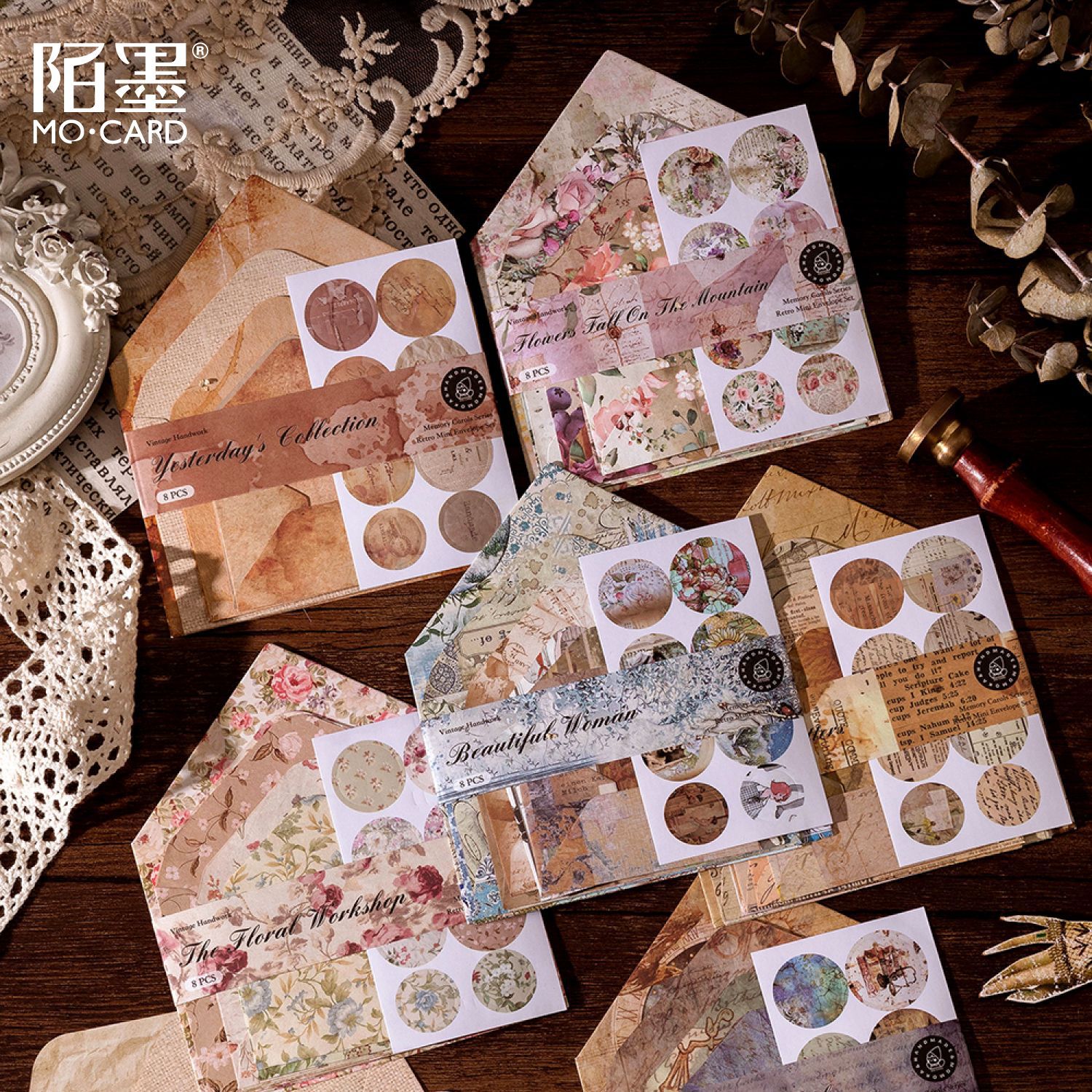 8pcs Vintage Mini envelope set - Art Craft Activities reseña y precio