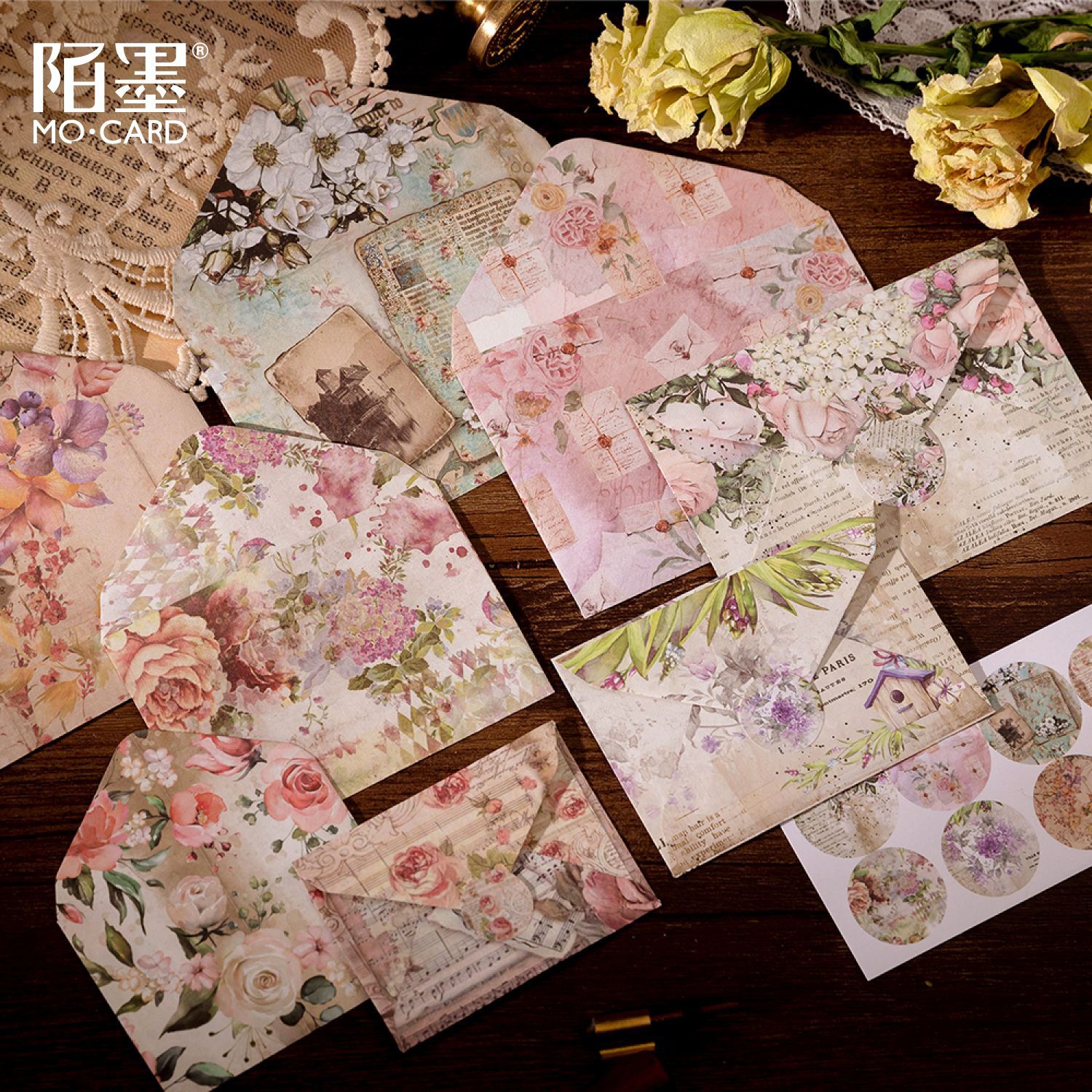 8pcs Vintage Mini envelope set - Art Craft Activities reseña y precio