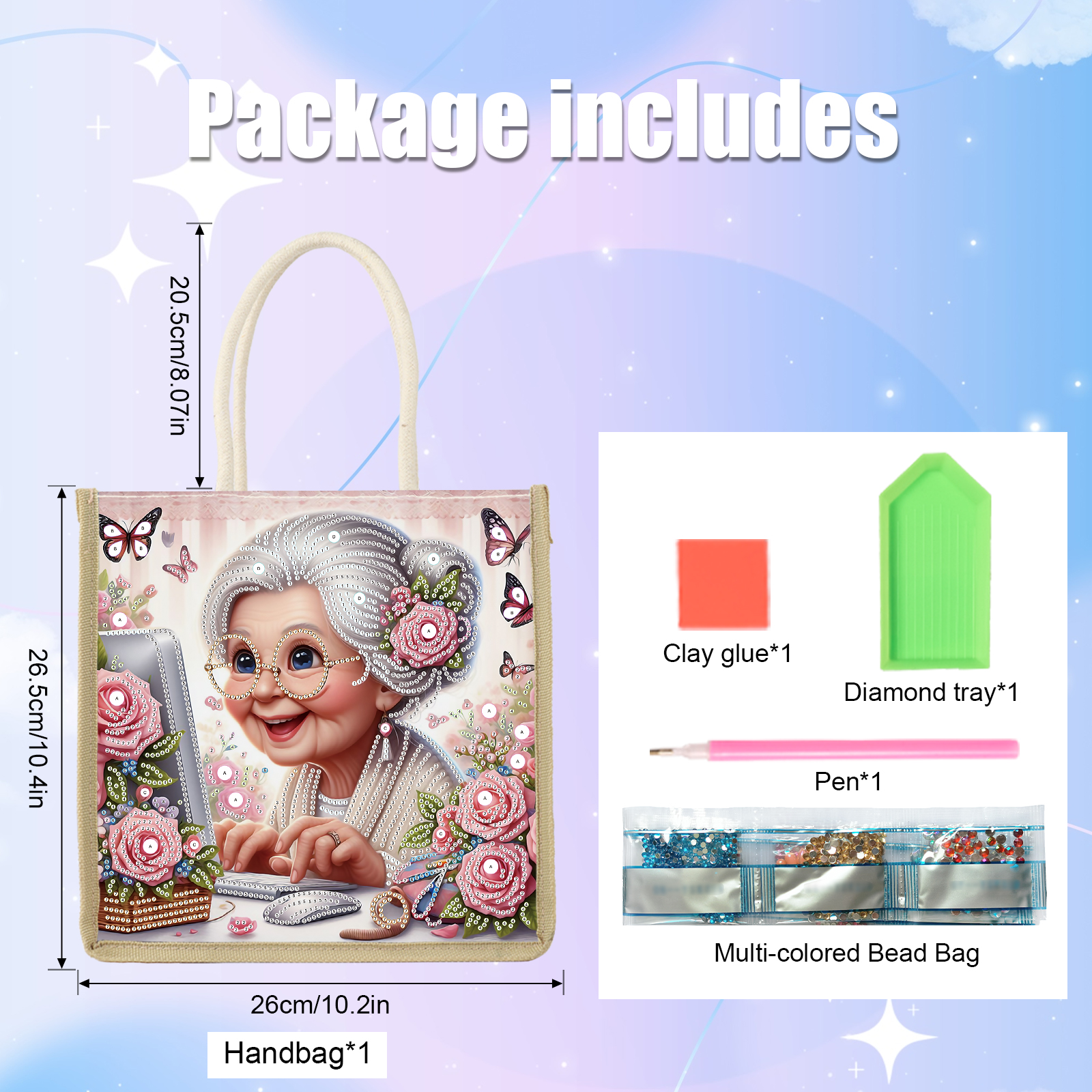 Diamond Art Painting Handbag K - Art Craft Bag reseña y precio
