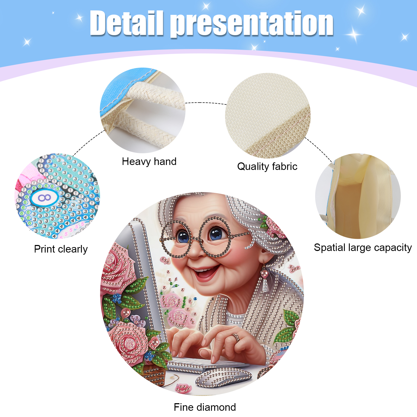 Diamond Art Painting Handbag K - Art Craft Bag reseña y precio