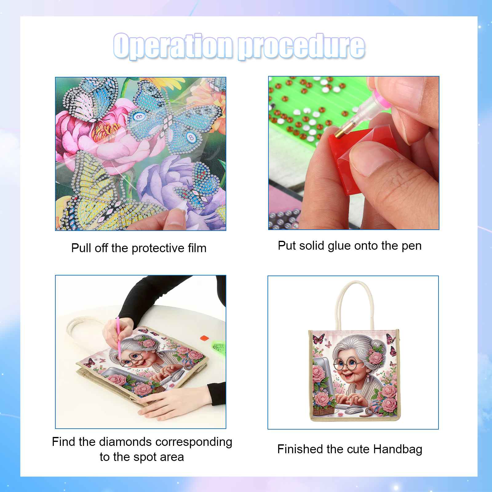 Diamond Art Painting Handbag K - Art Craft Bag reseña y precio