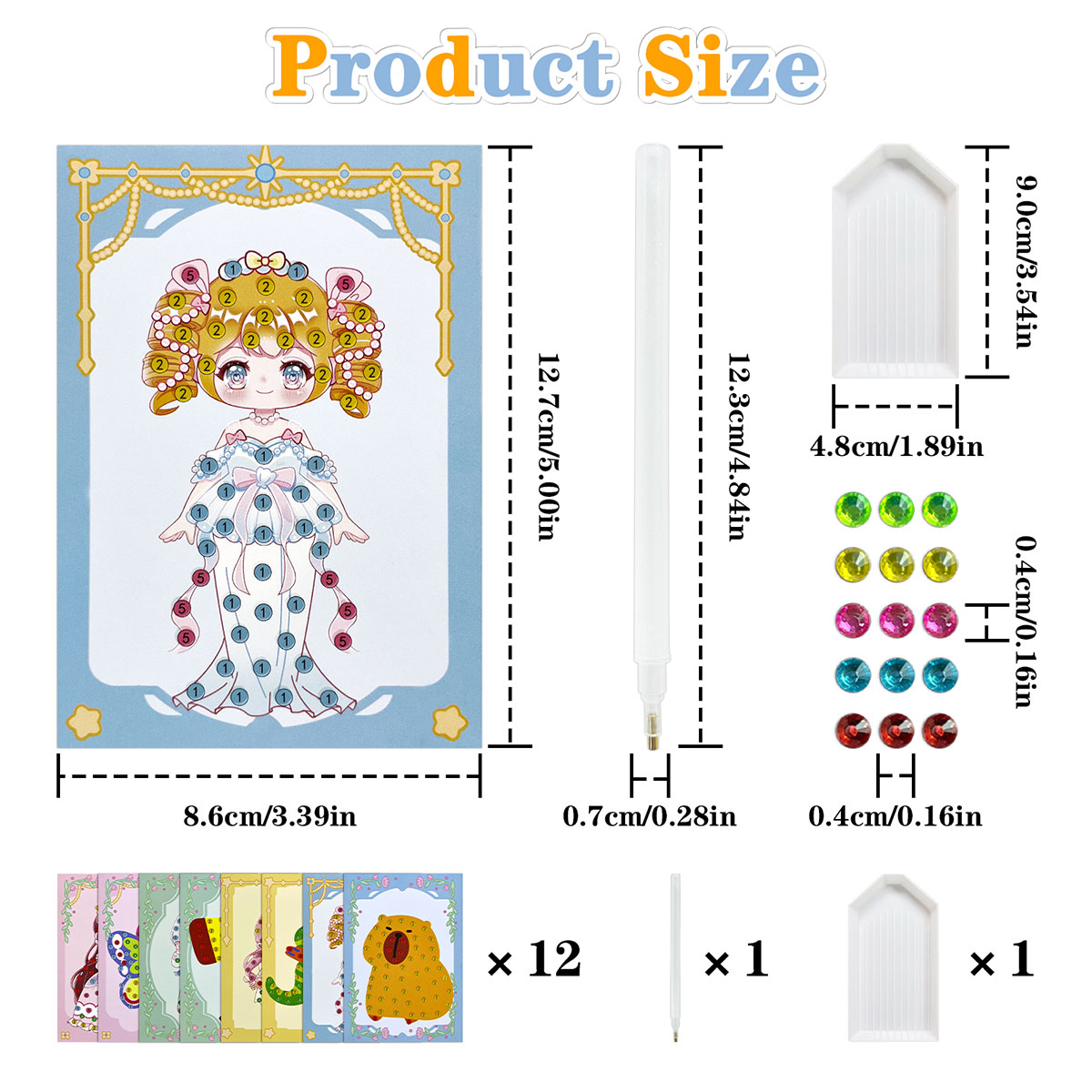 16 Pcs Gem Kit DIY Arts Crafts - Art Craft Activities reseña y precio