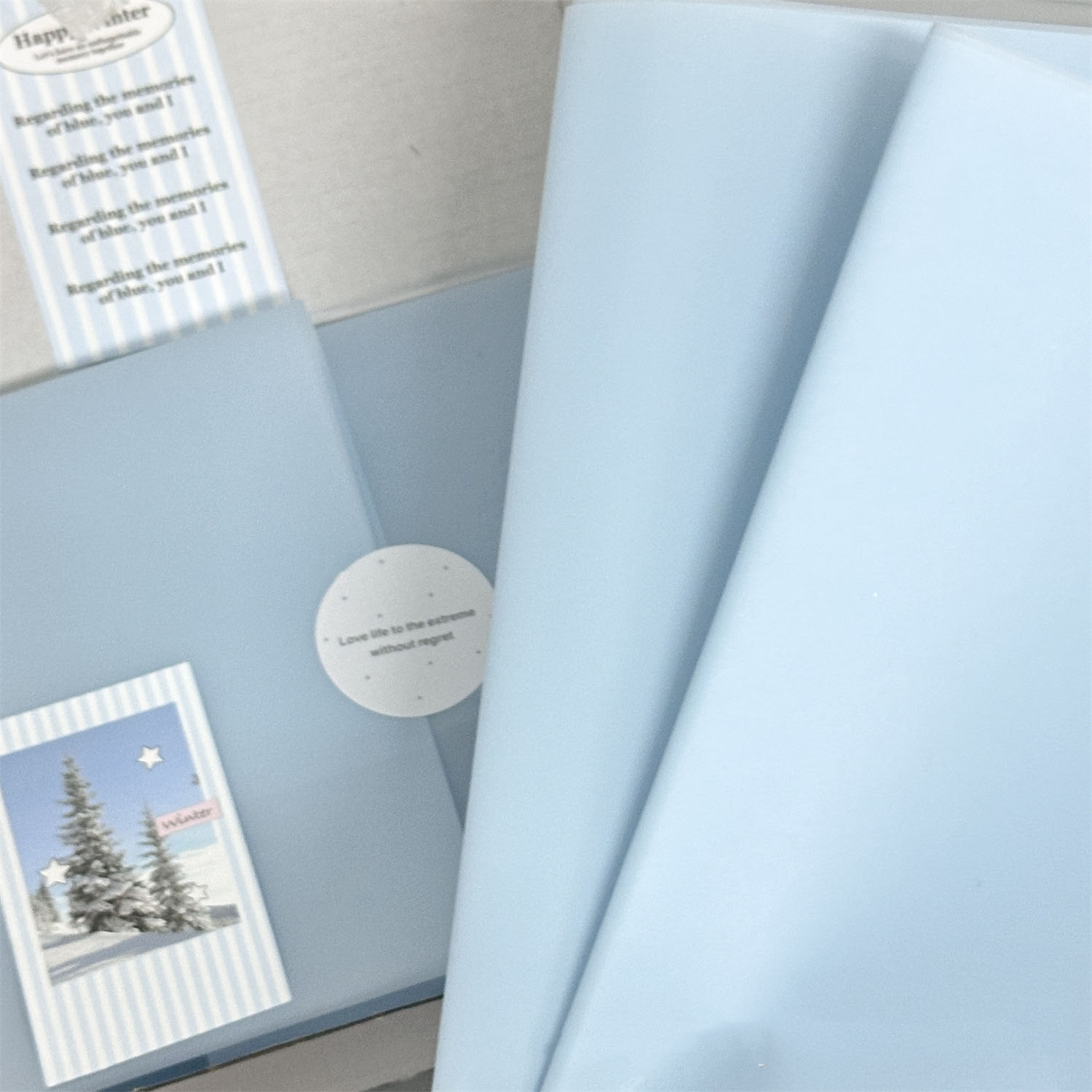 5 Sheets/Pack White Blue Green - Art Craft New Year reseña y precio