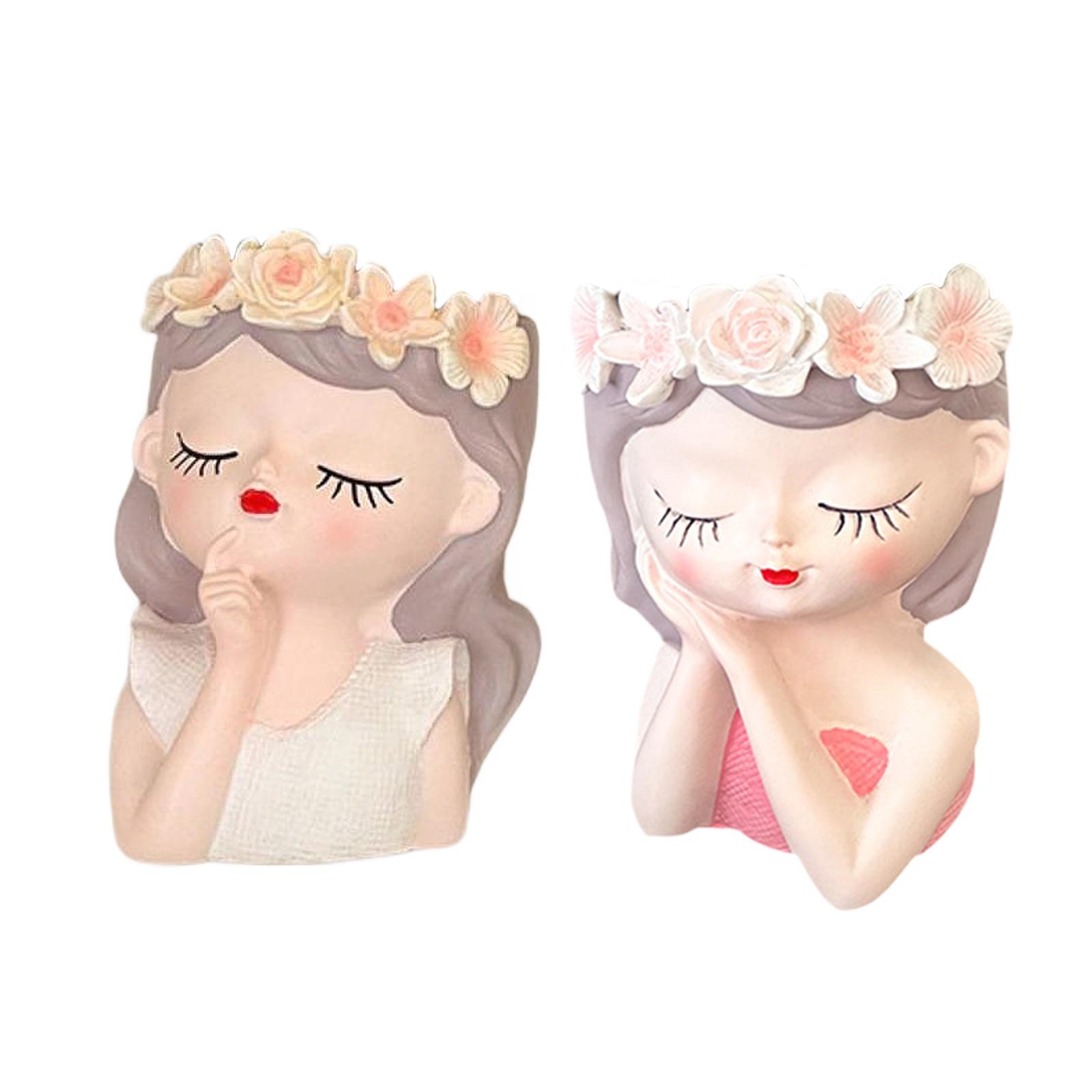 Fairy Head Flower Pot Photo Pr - Art Craft Cafe reseña y precio