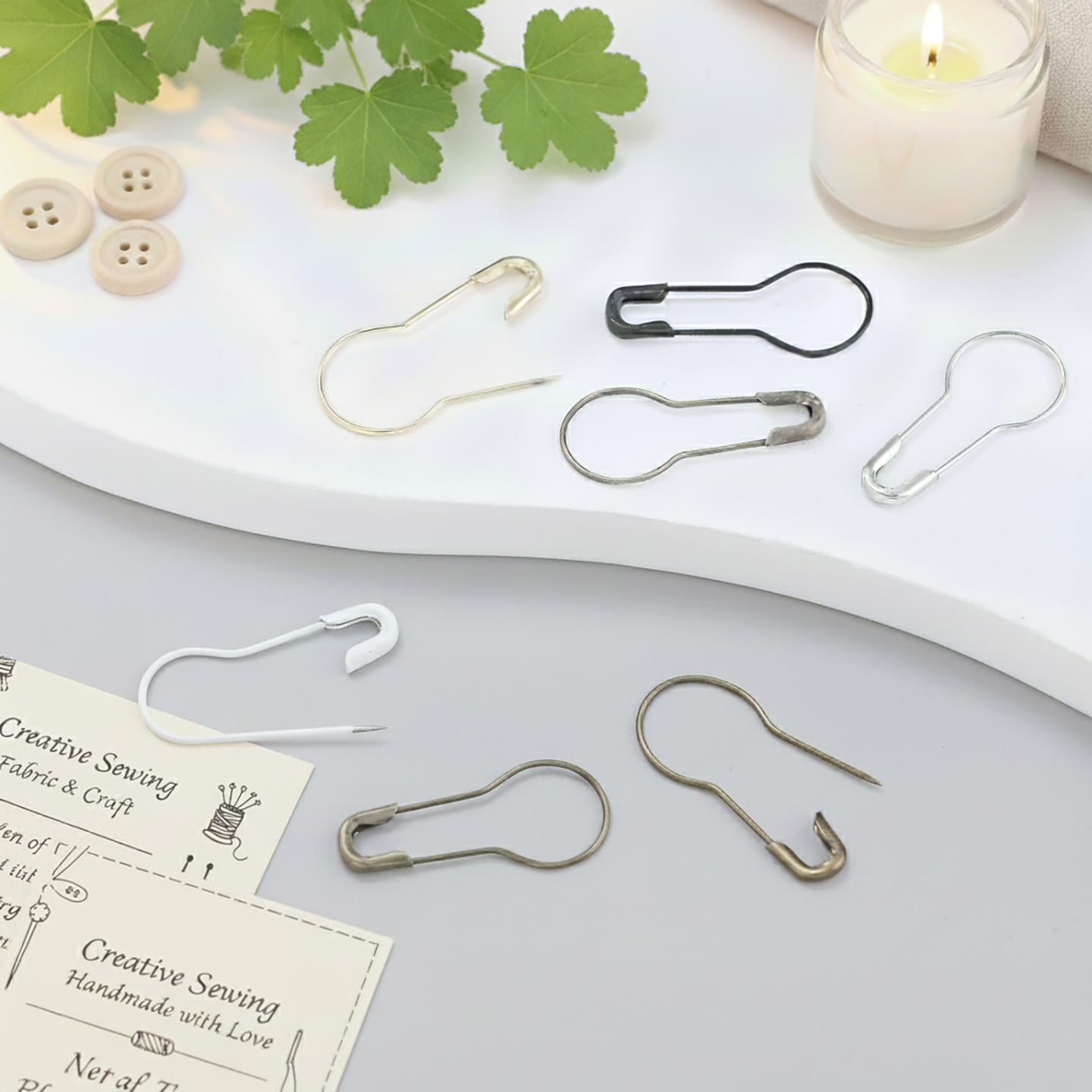 100Pcs/Lot Metal Gourd Safety  - Art Craft Making reseña y precio