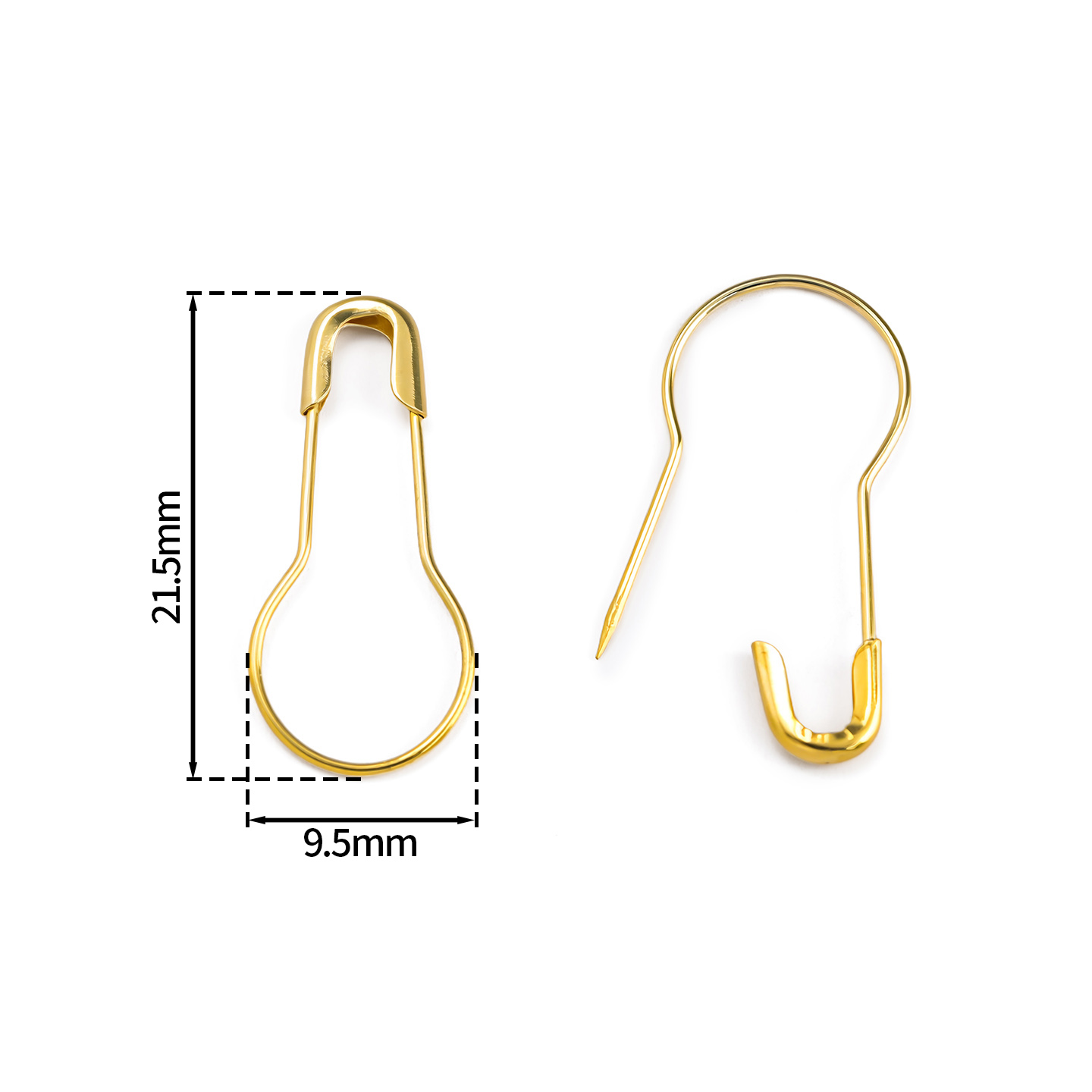 100Pcs/Lot Metal Gourd Safety  - Art Craft Making reseña y precio
