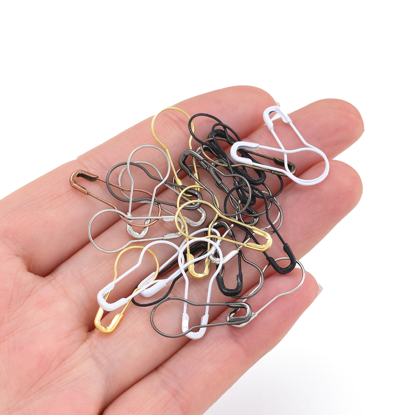 100Pcs/Lot Metal Gourd Safety  - Art Craft Making reseña y precio