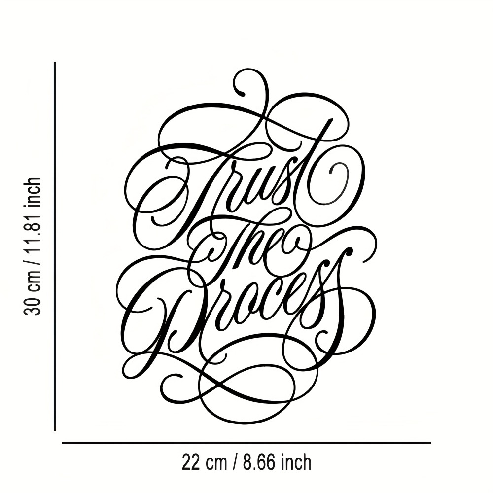 1pc Calligraphy Motto Phrase M - Art Craft Cafe reseña y precio