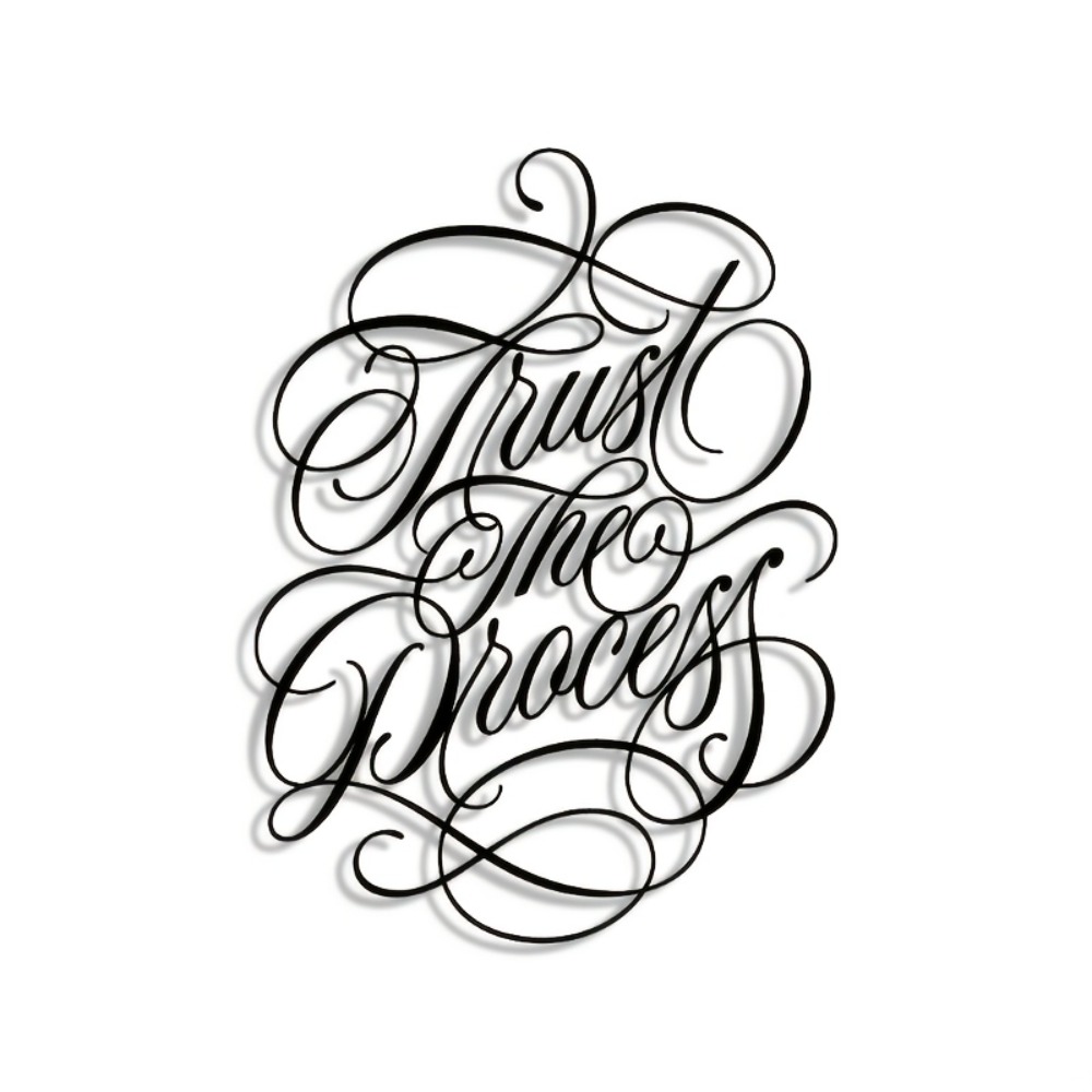 1pc Calligraphy Motto Phrase M - Art Craft Cafe reseña y precio